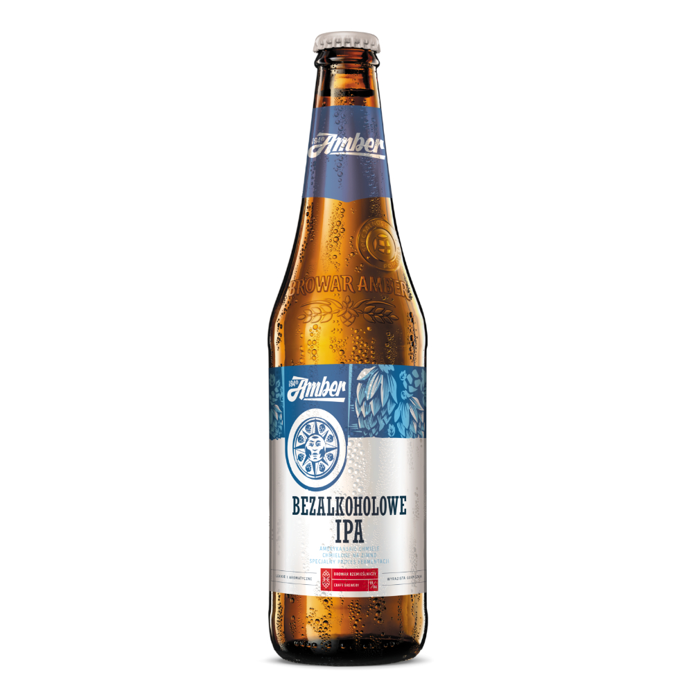Piwo Amber IPA 0% 500 ml